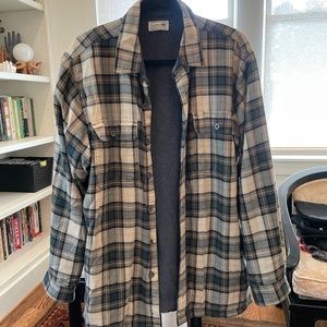 L.L.Bean - Men's Fleece-Lined Flannel Shirt, Traditional Fit - Size XL